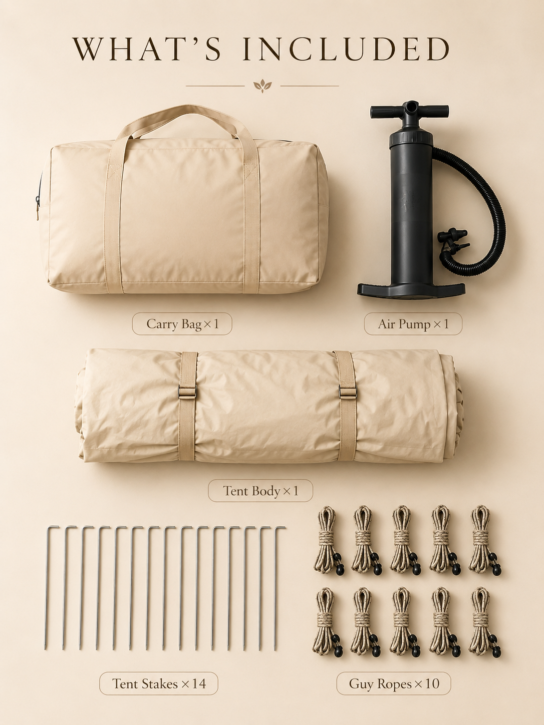 Everything you need to start your setup.