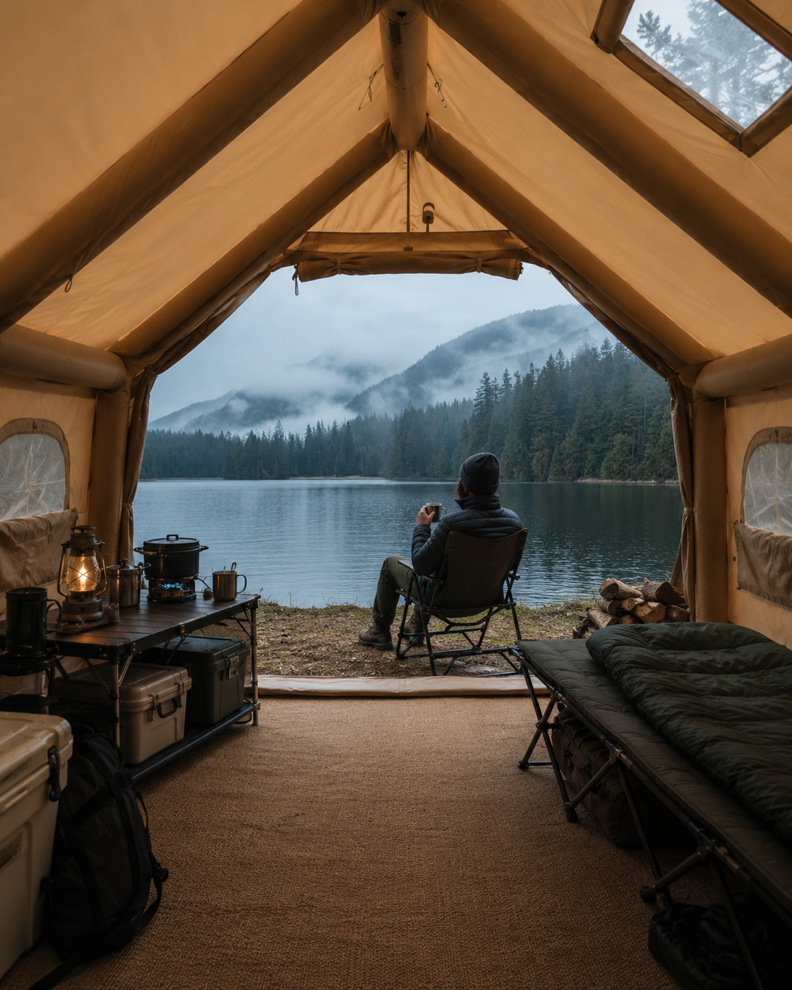 Make camping feel less basic.
