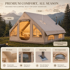 Tienda Inflable Fácil para Glamping